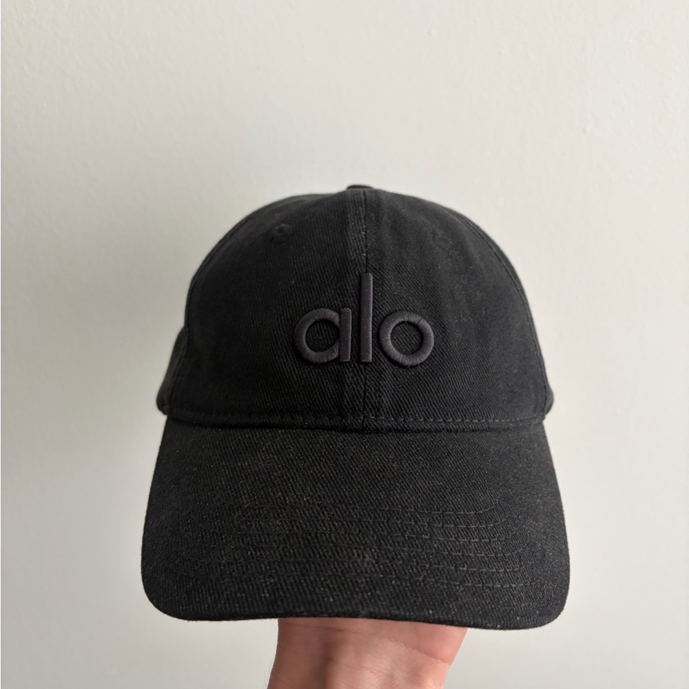 Alo Black Off Duty Baseball Cap Hat